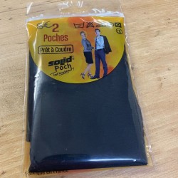 2 poches noires - prêt à...