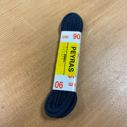 Lacets ronds bleu marine 90cm