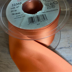 Ruban satiné copper - 70mm...