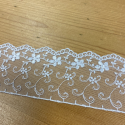 Dentelle blanche 6,5cm