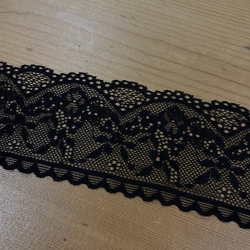 Dentelle noire 7cm