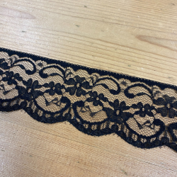 Dentelle noire 6cm